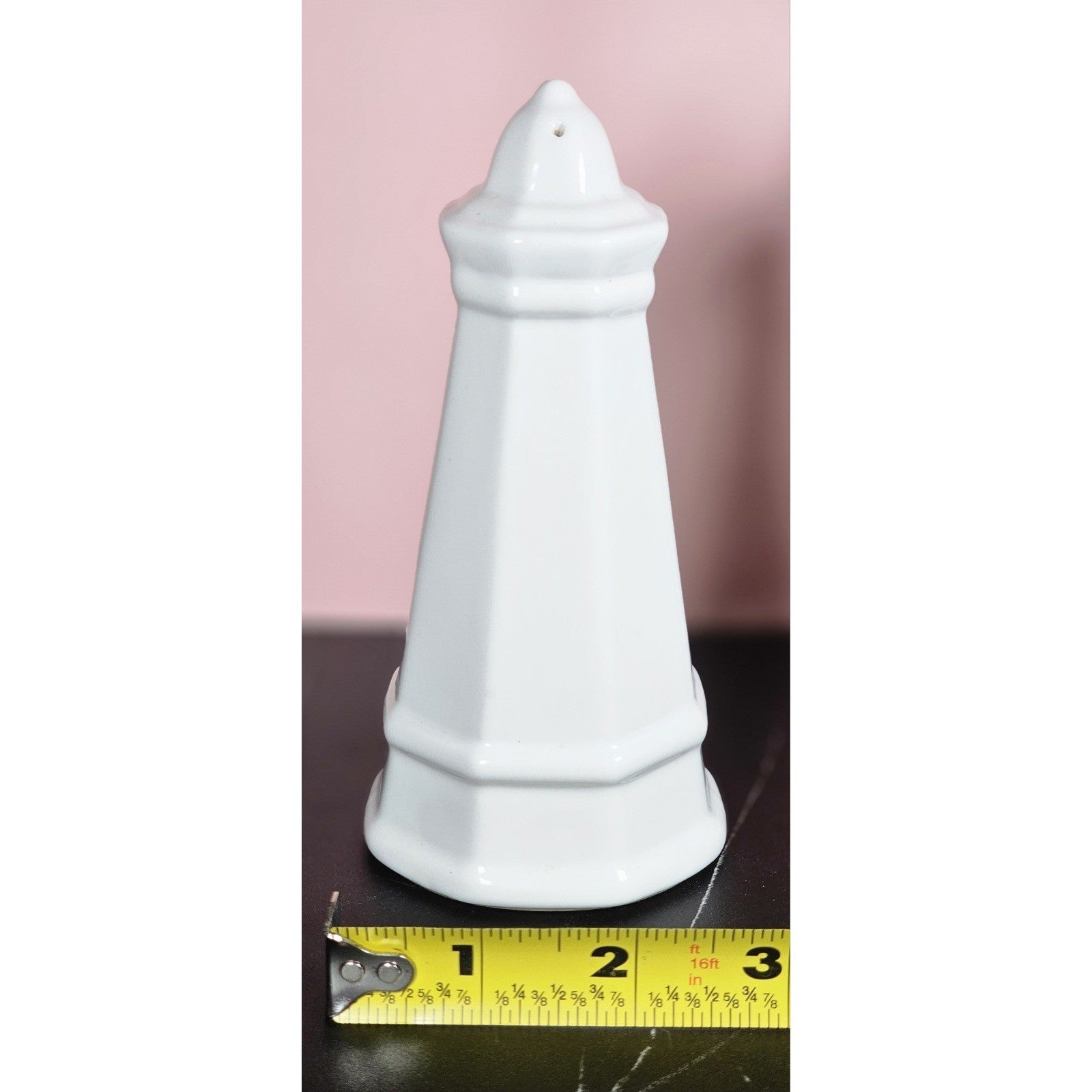 Vintage Pfaltzgraff Heritage Lighthouse Salt & Pepper Shakers White Ceramic