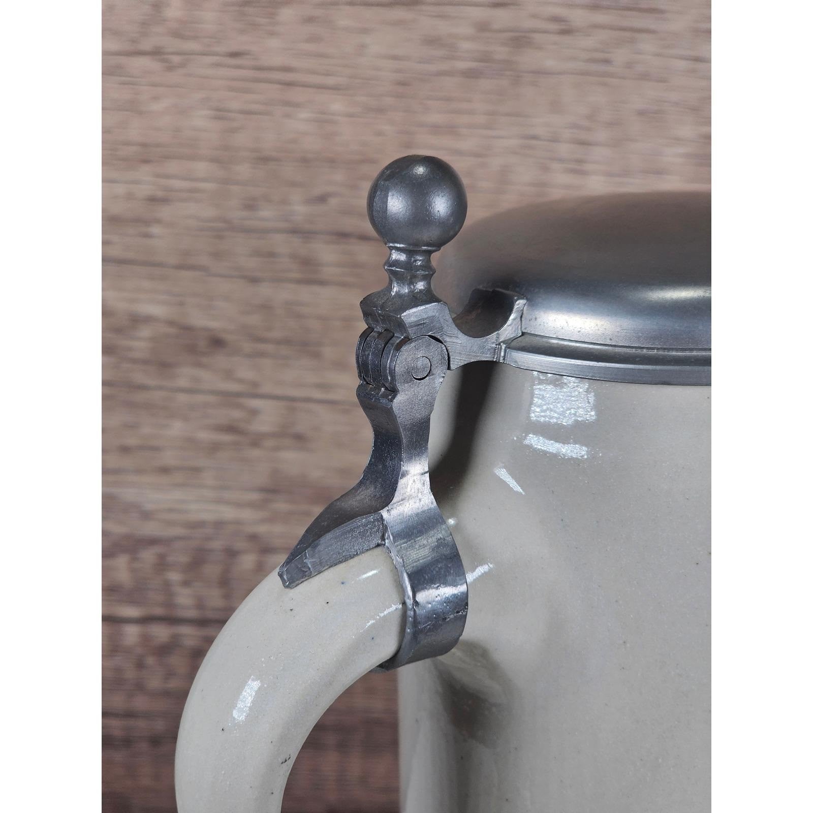 German Beer Stein Lowenbrau Oktoberfest Rastal Pewter Lid