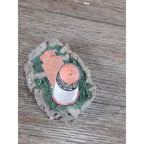 Miniature Lighthouse Figurine Hollow Resin Coastal Decor 4 Inch Nautical