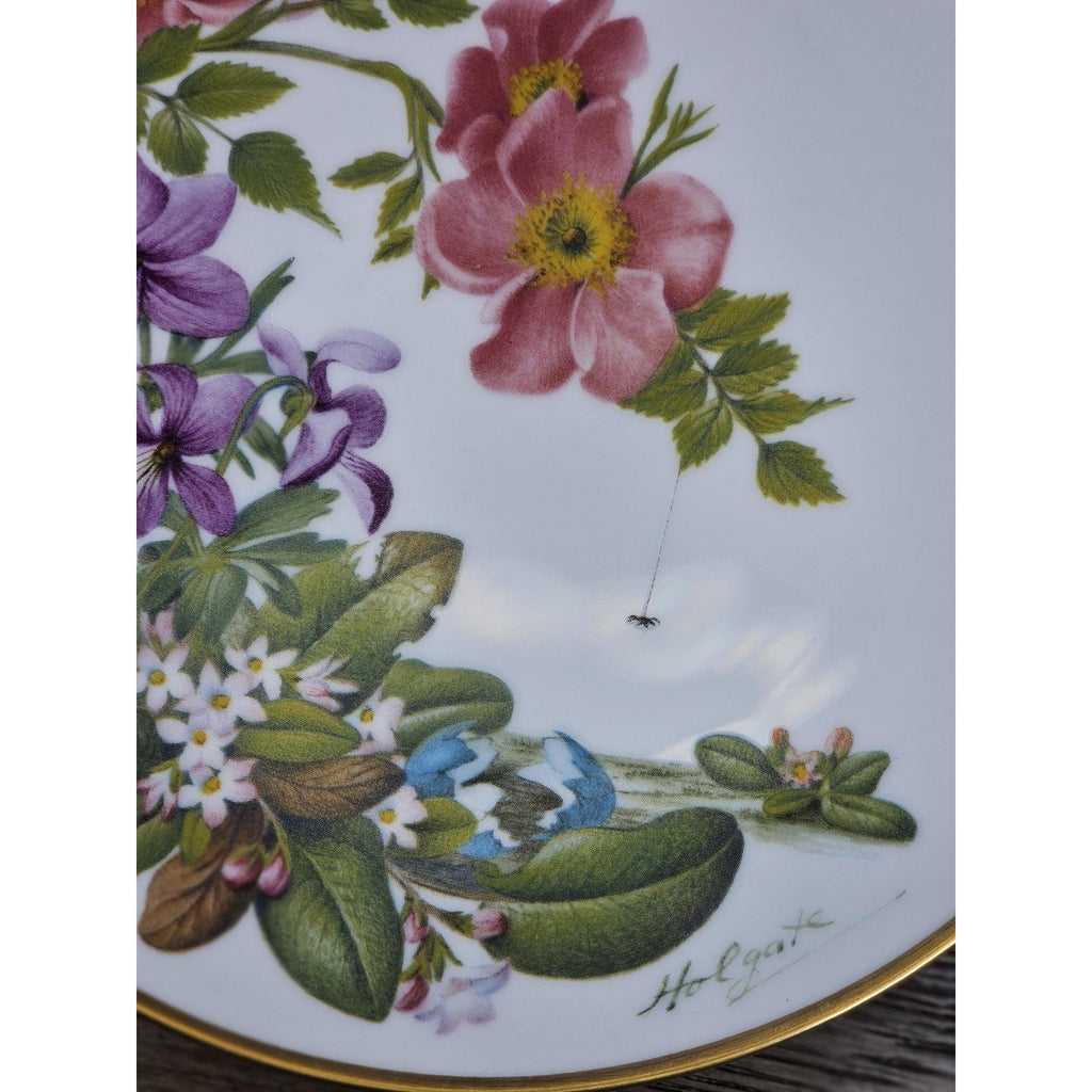 Franklin Mint Cape Cod Wildflowers Plate 1978 Porcelain