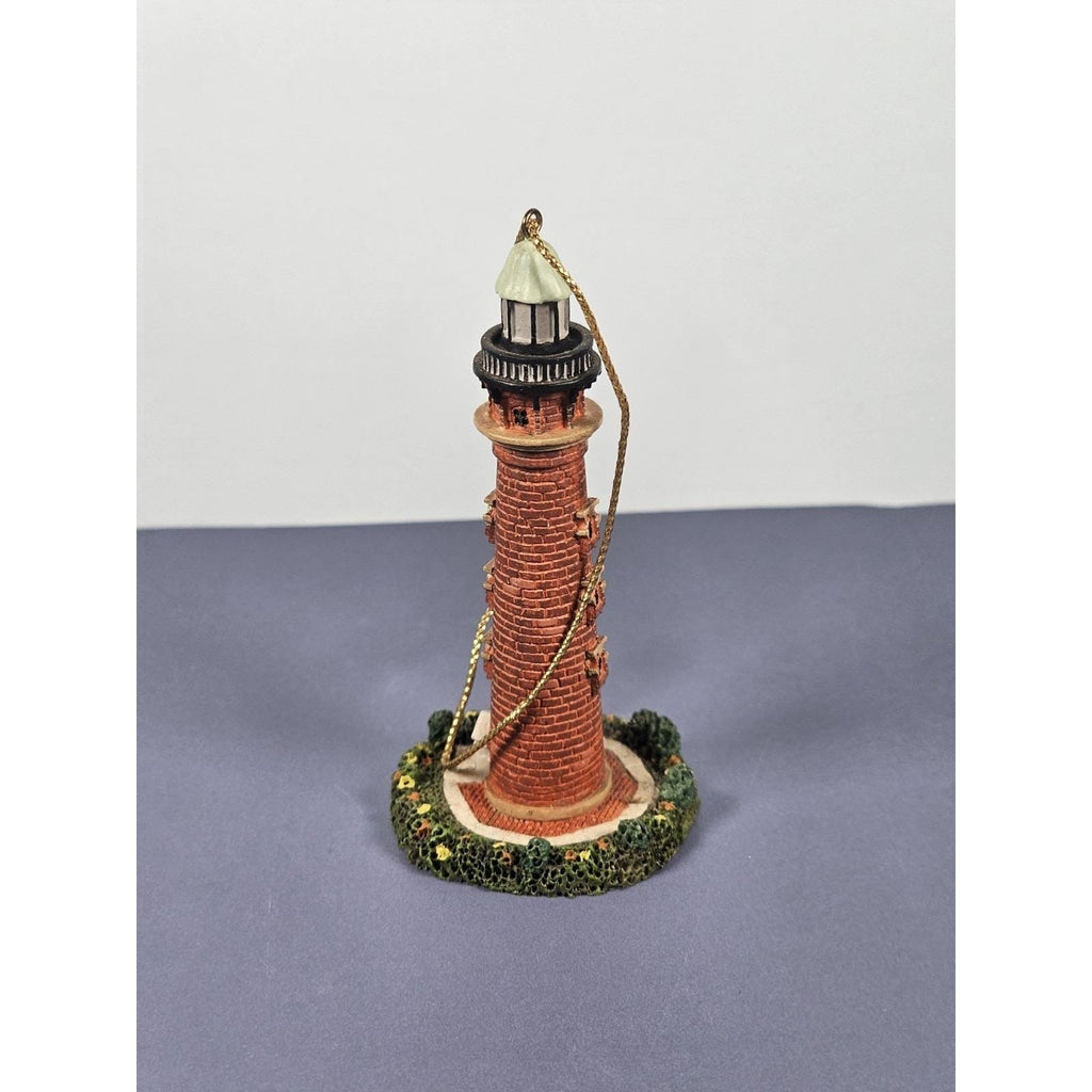 Lefton Ponce De Leon Lighthouse Ornament 2000 Coastal Decor 3.5 Inch