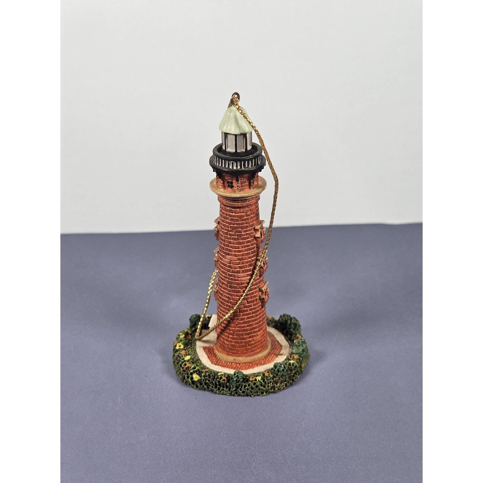 Lefton Ponce De Leon Lighthouse Ornament 2000 Coastal Decor 3.5 Inch