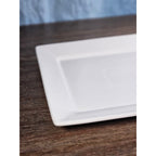 Better Homes & Gardens White Rectangular Serving Platter 14.5 Inch