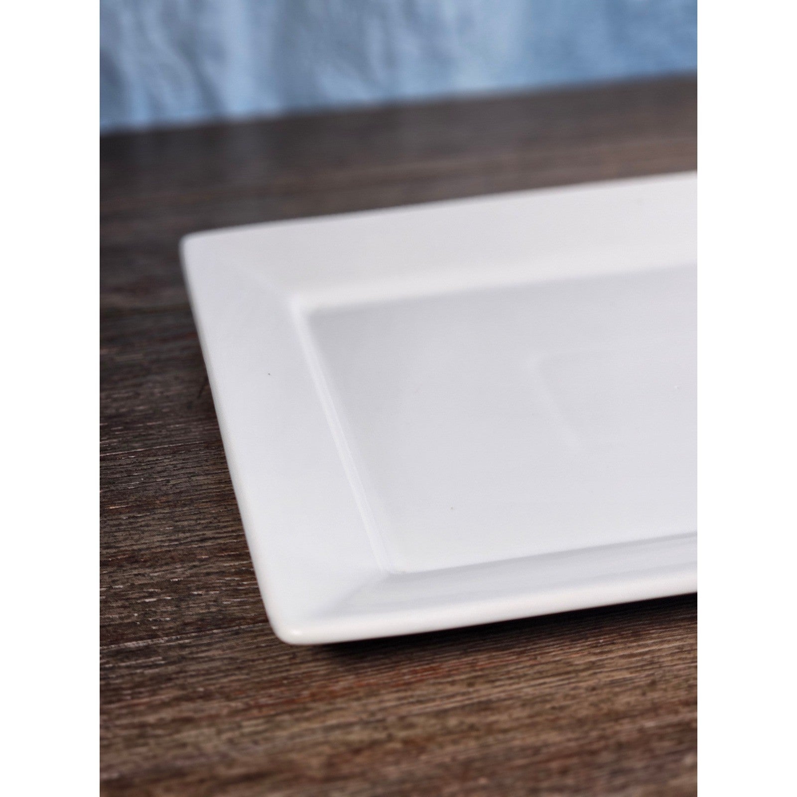 Better Homes & Gardens White Rectangular Serving Platter 14.5 Inch