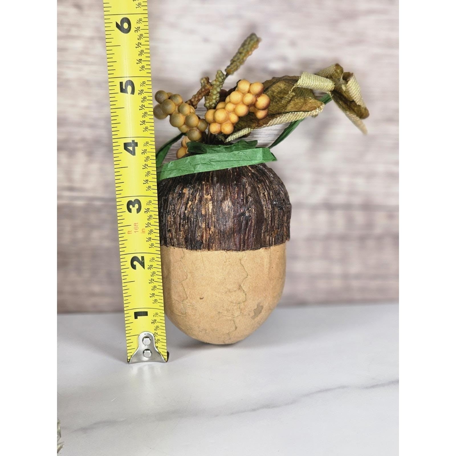 Woodland Mouse & Acorn Ornaments Set | Rustic Nature Holiday Decor