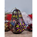 Peruvian Lucuma Gourd Bird Ornament Hand Carved Folk Art