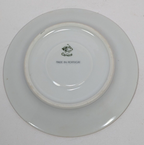 Floral Design Condol Saucer And Tea Cup With Gold Trim