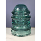Vintage Hemingray No 12 Glass Insulator Aqua Blue 1893 Patent