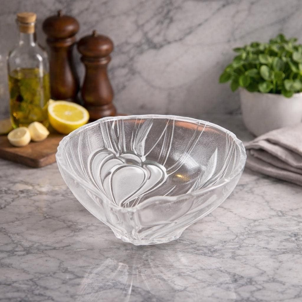 Vintage Mikasa Frosted Glass Garlic Bowl Elegant Kitchen Serving Dish