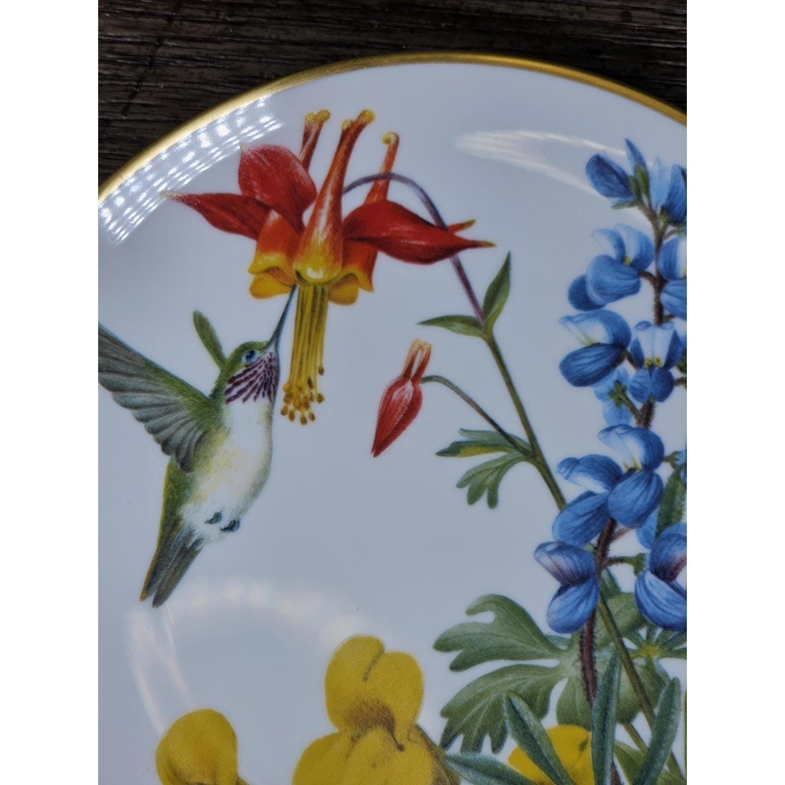 Franklin Mint Northwest Wildflowers Plate 1978 Porcelain