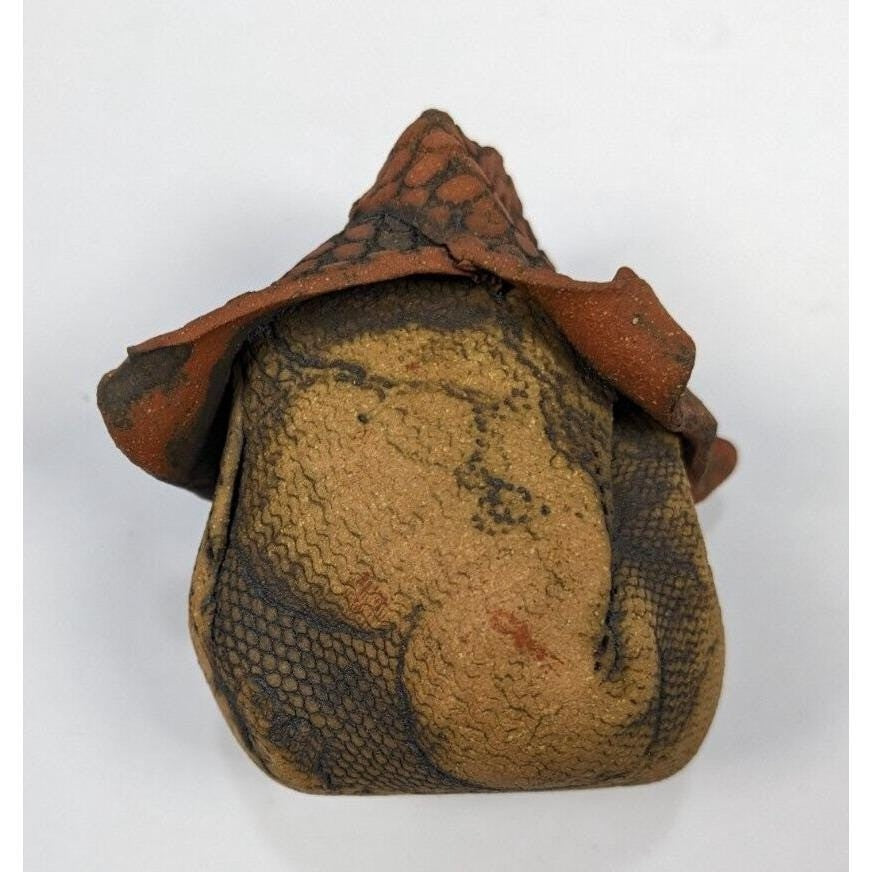 Handmade Terracotta Bird Figurine Folk Art Rustic Home Decor