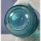 Vintage Hemingray No 12 Glass Insulator Aqua Utility Glass