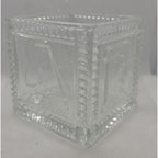 Vintage Mikasa Crystal Baby Keepsake Box BABY Glass Memory Box