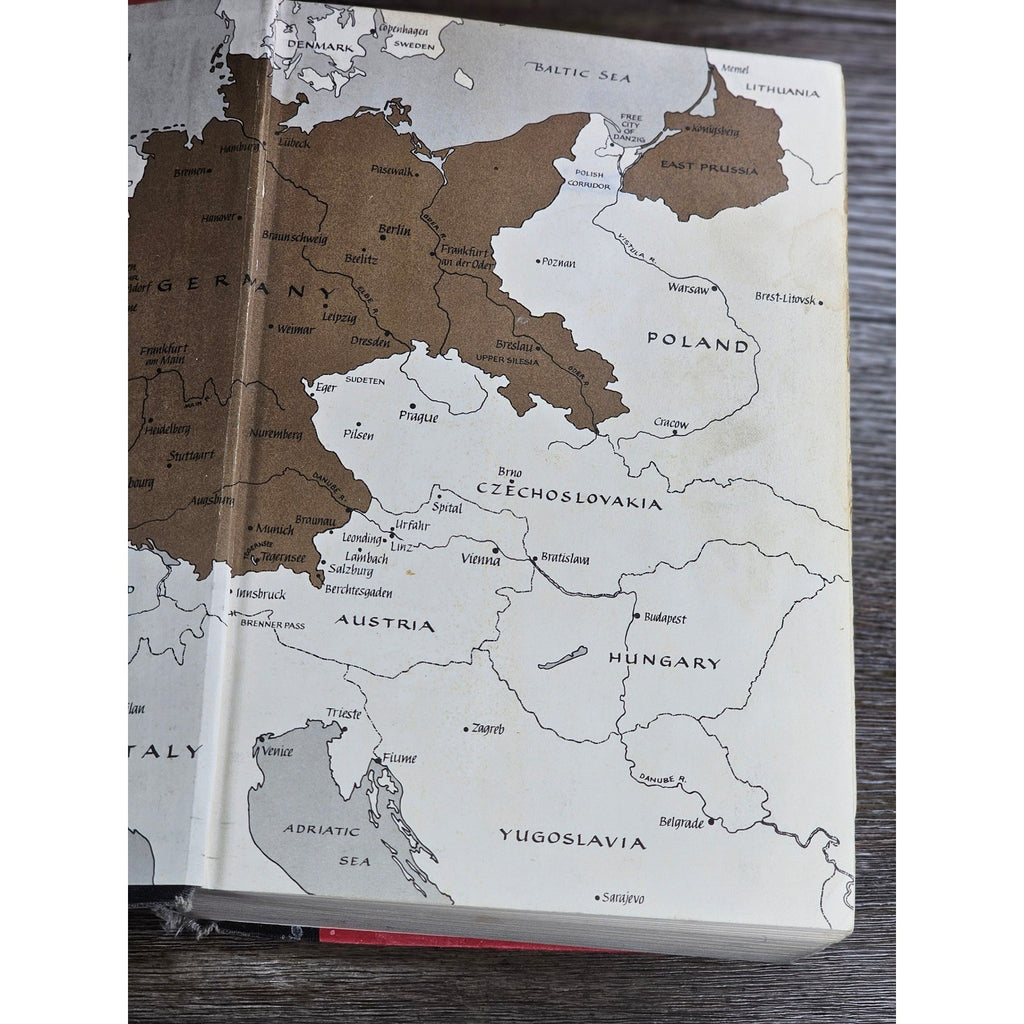 Adolf Hitler by John Toland 1976 Hardcover Biography Red Cloth