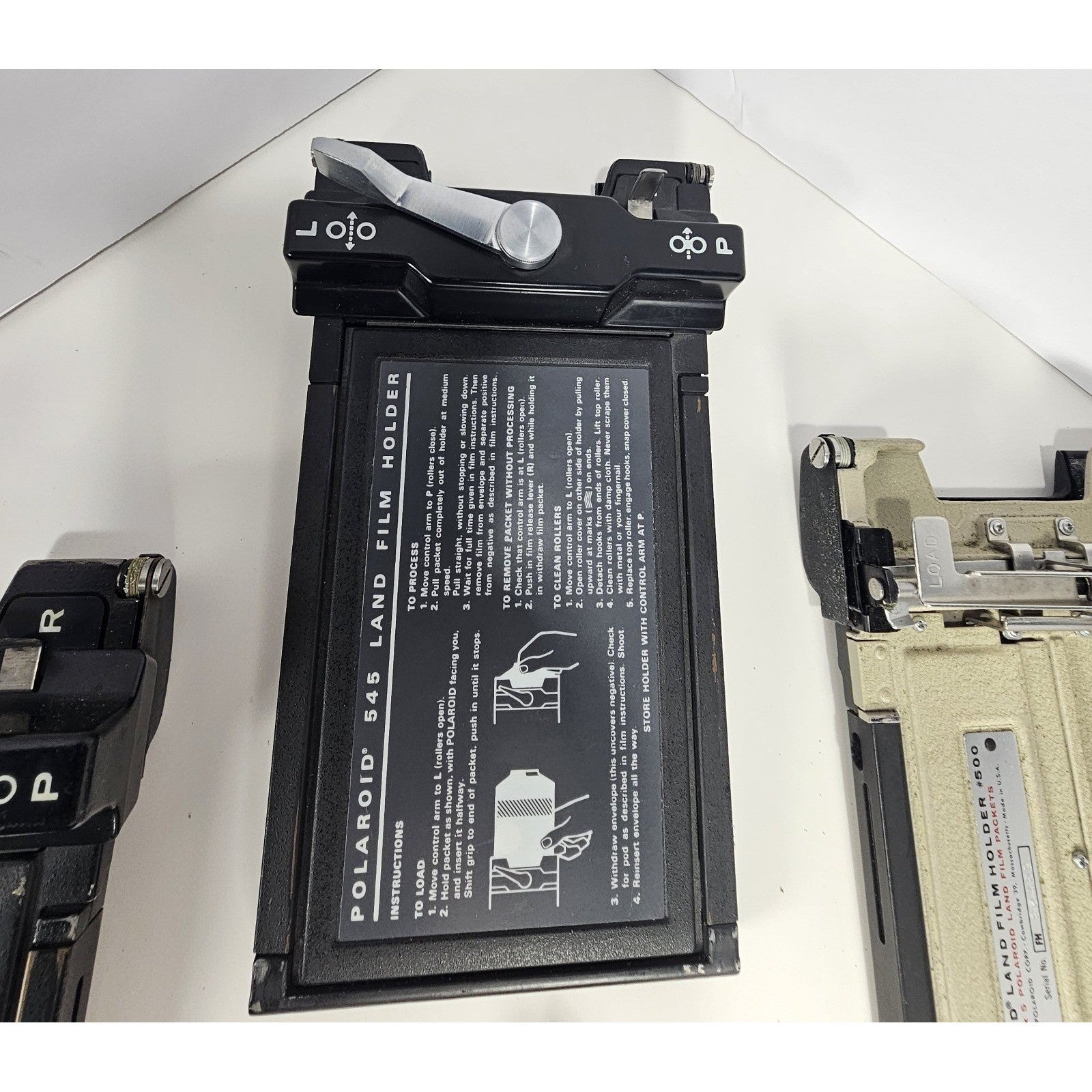 Calumet 4x5 Monorail Large Format View Camera w Film Holders Lens Board