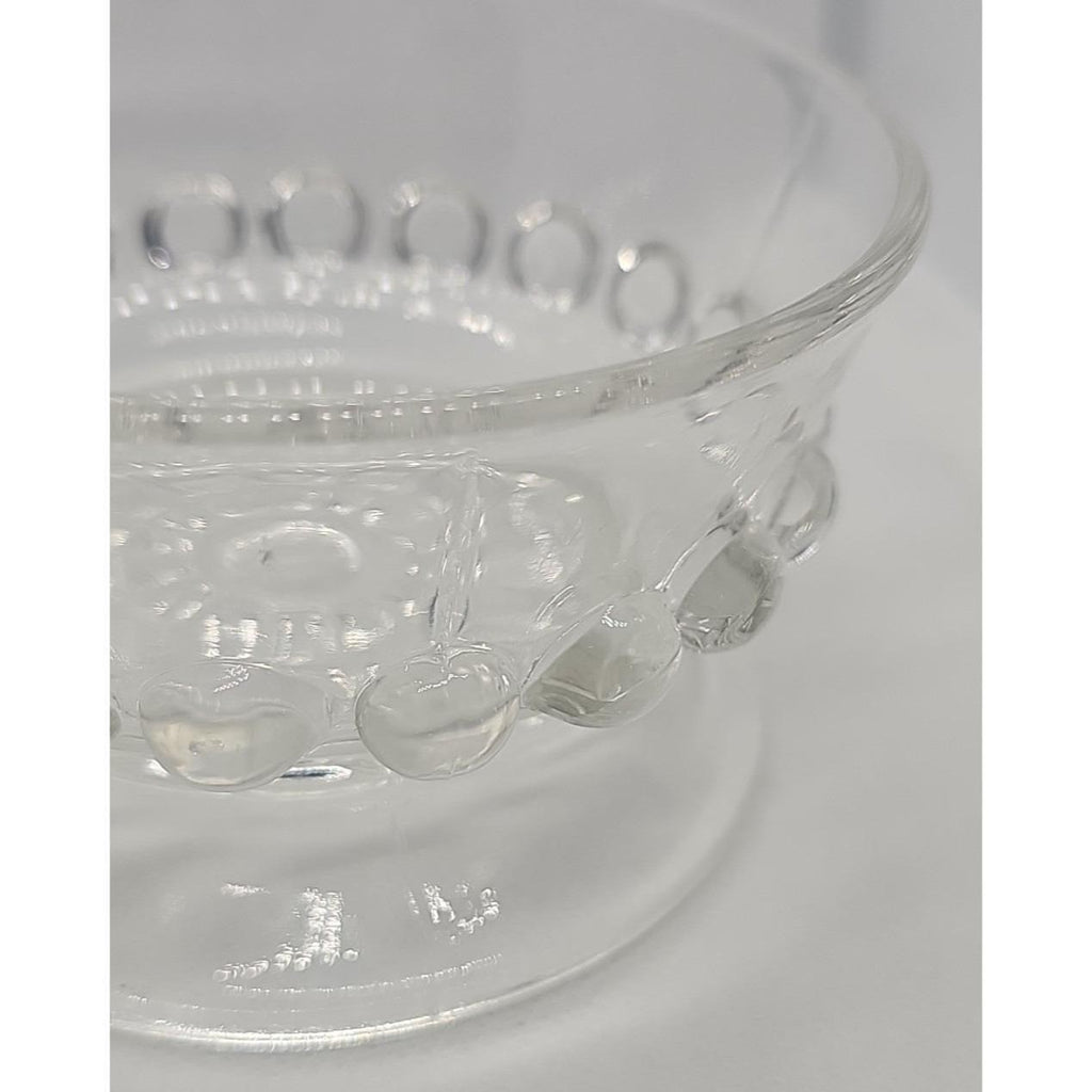 Vintage Clear Glass Sundae Dish Footed Ice Cream Dessert Cup