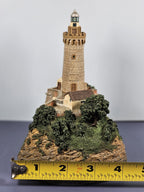 Danbury Mint Portoferráio Lighthouse Sculpture 5.5" Tall From Historic Internati