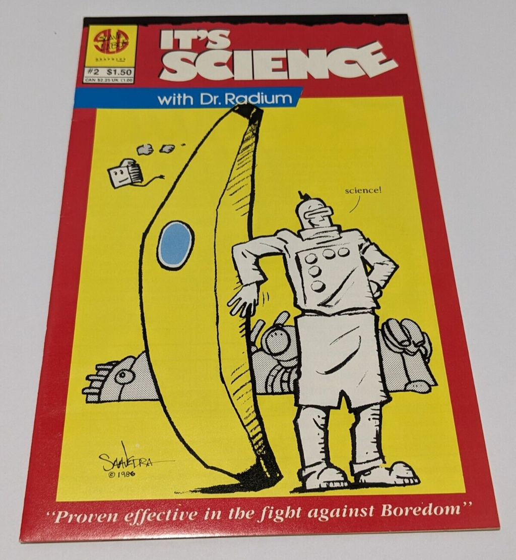 Lot of 2 Comics It's Science with Dr. Radium Book and Issue #2
