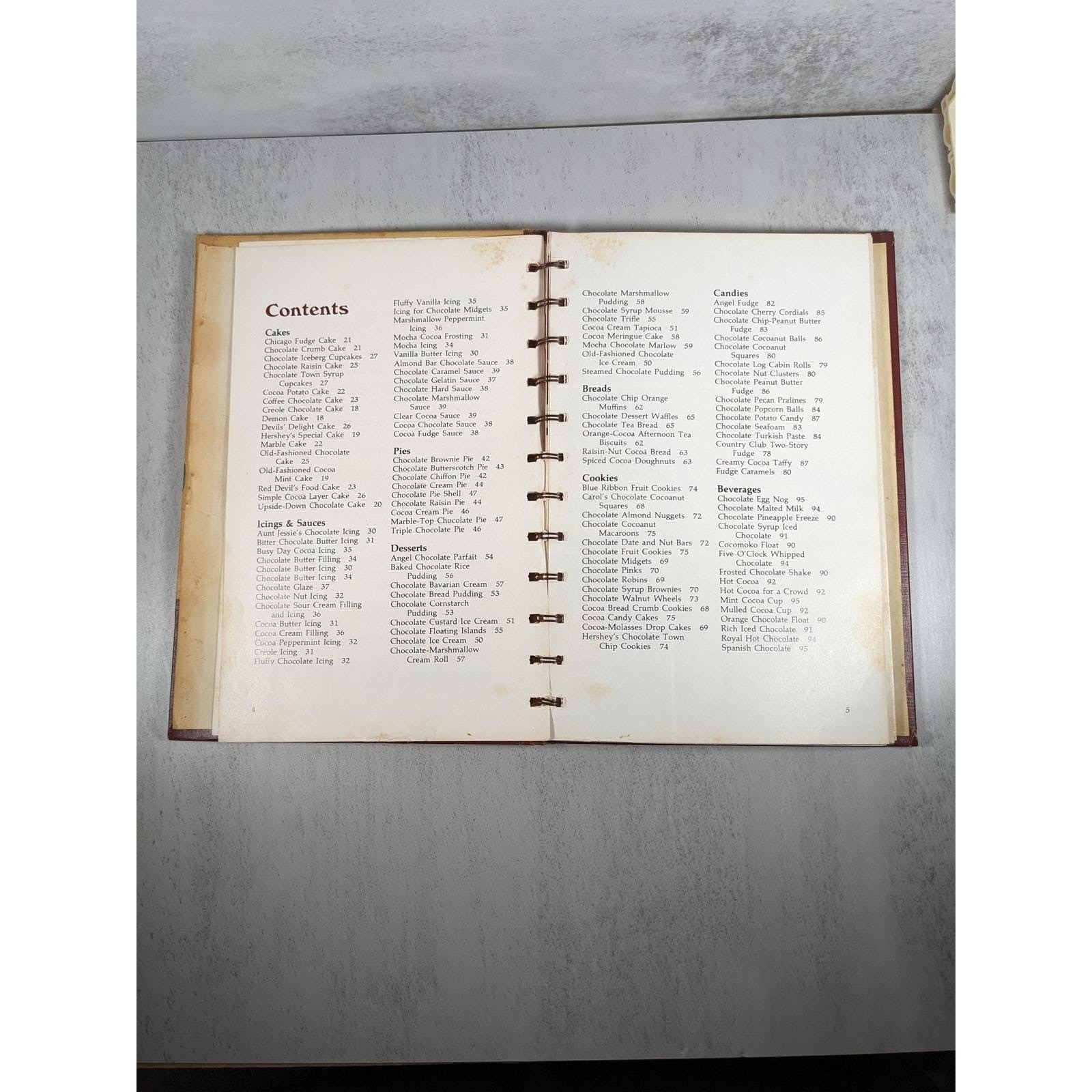 Hersheys 1934 Cookbook 1971 Revised Spiral Hardcover Recipes