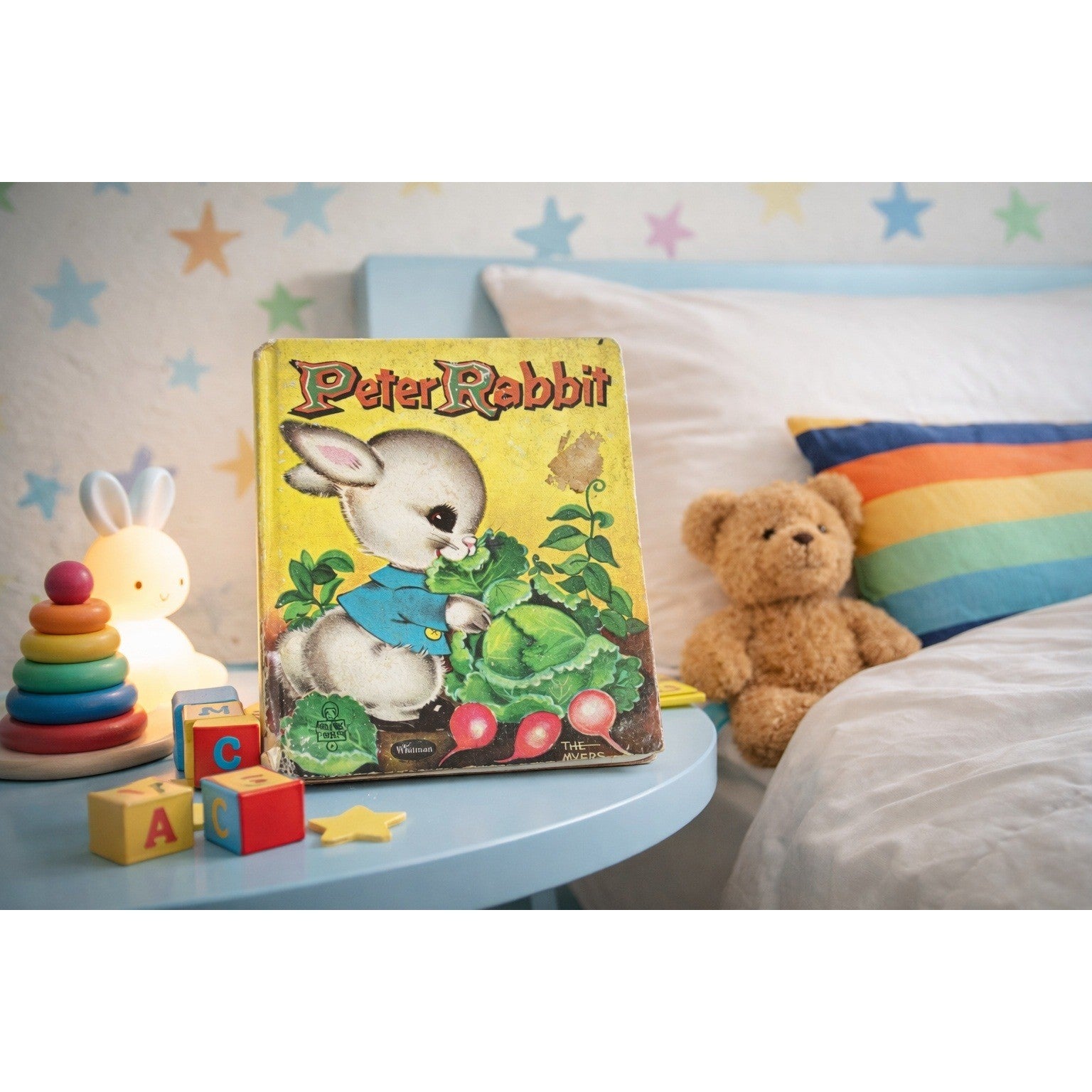 Vintage 1959 Peter Rabbit Hardcover Children's Book Whitman Illustrated