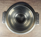 International Decorator Stainless Steel Gravy Bowl With Attached Plate Elegant