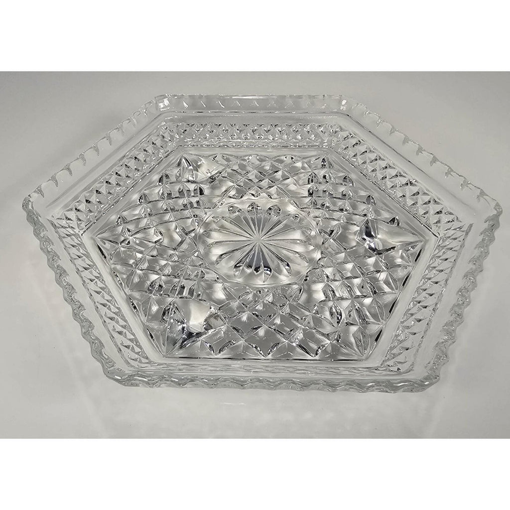 Anchor Hocking Wexford Footed Glass Dish 7.5 Inch Candy Bowl