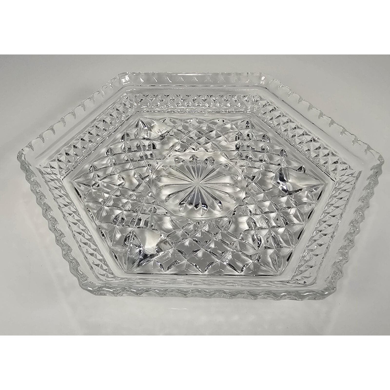 Anchor Hocking Wexford Footed Glass Dish 7.5 Inch Candy Bowl