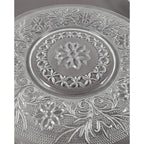 Anchor Hocking Sandwich Glass Plates Set of 2 Clear Pressed