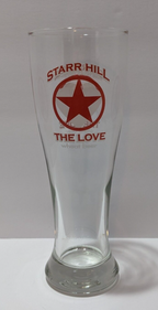 Starr Hill "The Love" Wheat Beer Tall Pint Glass