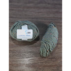 Vintage London Tweed Yarn 50g Wool Blend Green Speckled Skein