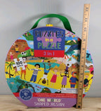 Floss & Rock "One World" 3-in-1 Jigsaw Puzzle – 100 Pieces – New