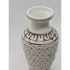 Vintage Porcelain Miniature Vase Lily Flower 2.5 Inch