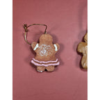 Vintage Gingerbread Christmas Tree Ornaments Holiday Decor 2"