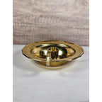 Vintage Brass Chamberstick Candle Holder with Handle | Made in India