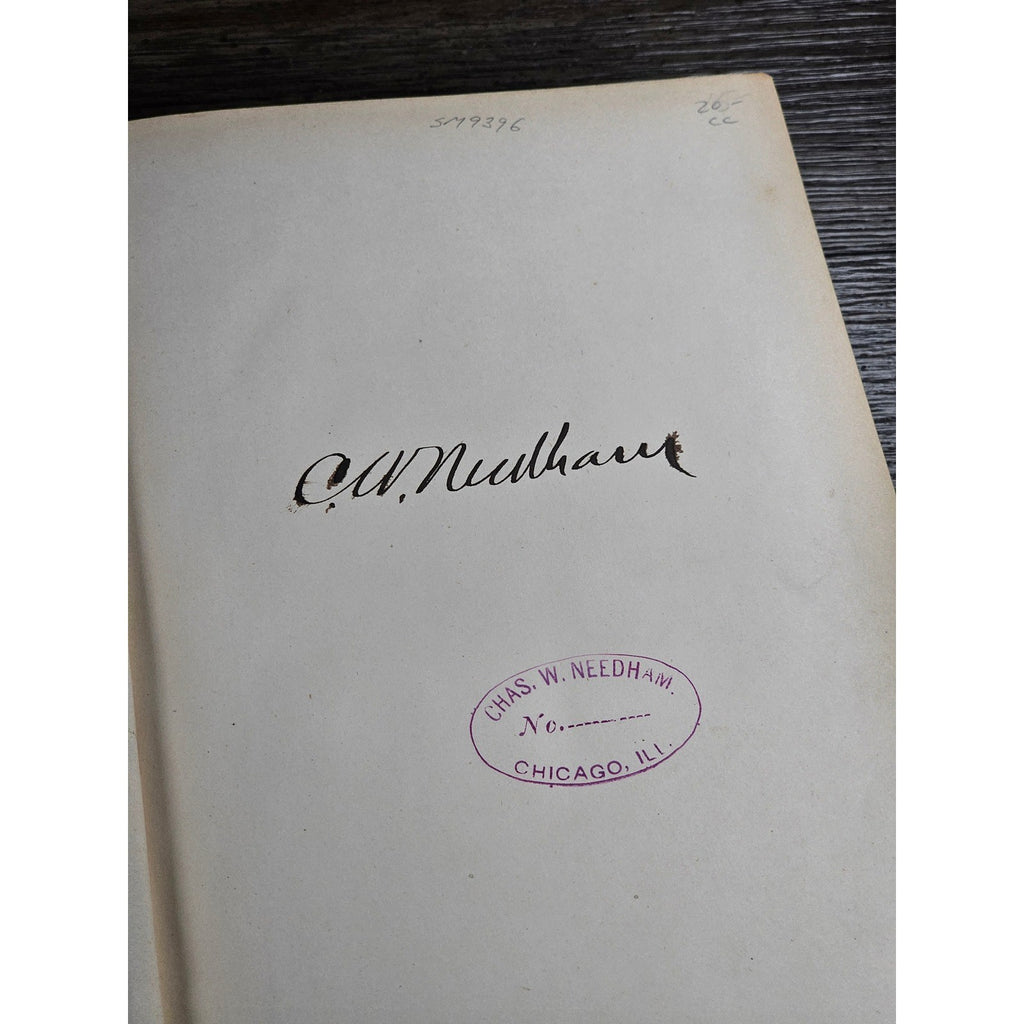 1880 Life of Zachariah Chandler Hardcover Detroit Post Tribune