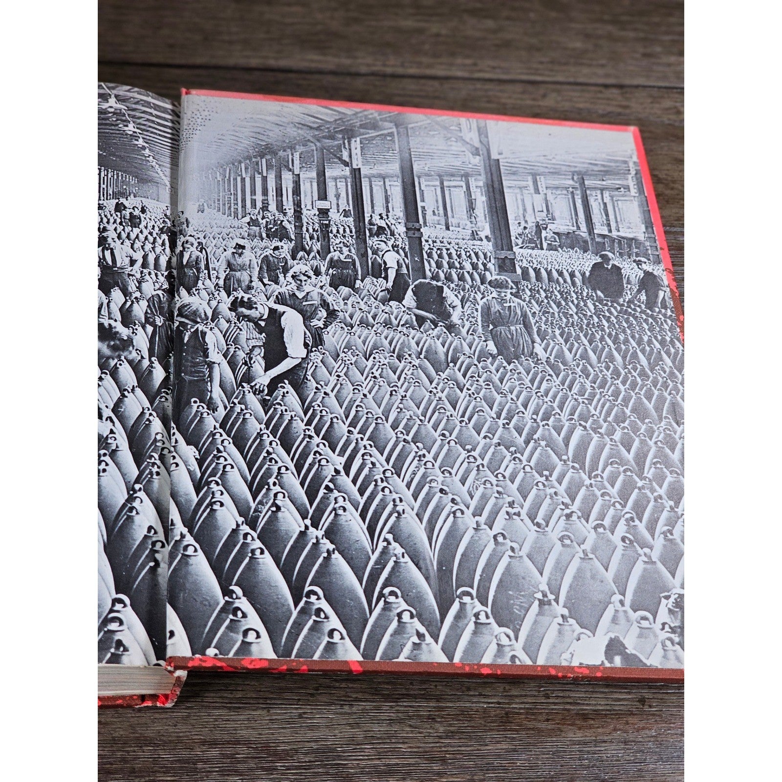 Vintage 1974 WWII History Book Octopus Books Red Hardcover
