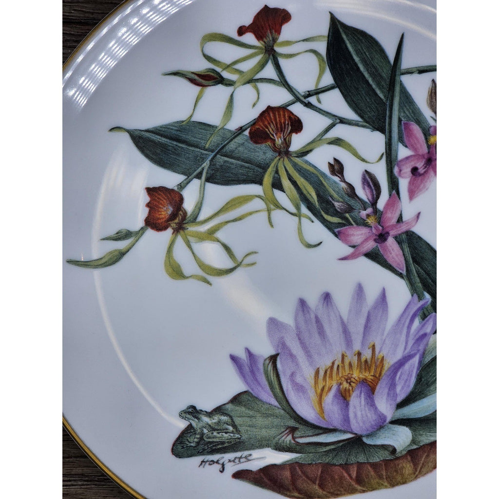 Franklin Mint Florida Everglades Wildflowers Plate 1978