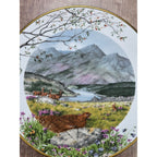 Franklin Porcelain September on the Moors Plate by Peter Barrett 9"