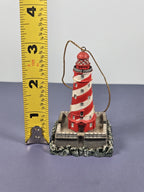 2000 Lefton White Shoal, MI Lighthouse Christmas Ornament 12856