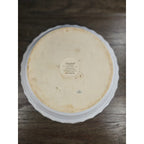 Vintage Chantal White Ceramic Pie Plate 11 Inch Fluted Rim Oven Safe