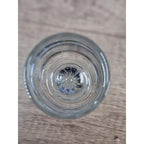 Vintage Champagne Flute Twisted Stem Clear Glass Fluted Bowl Barware