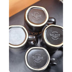 Rae Dunn Magenta Halloween Mug Set of 4 Black Orange Skeleton Mugs