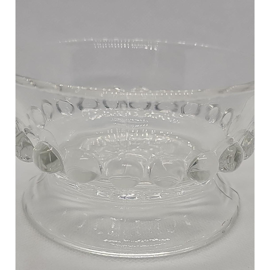 Vintage Clear Glass Sundae Dish Footed Ice Cream Dessert Cup