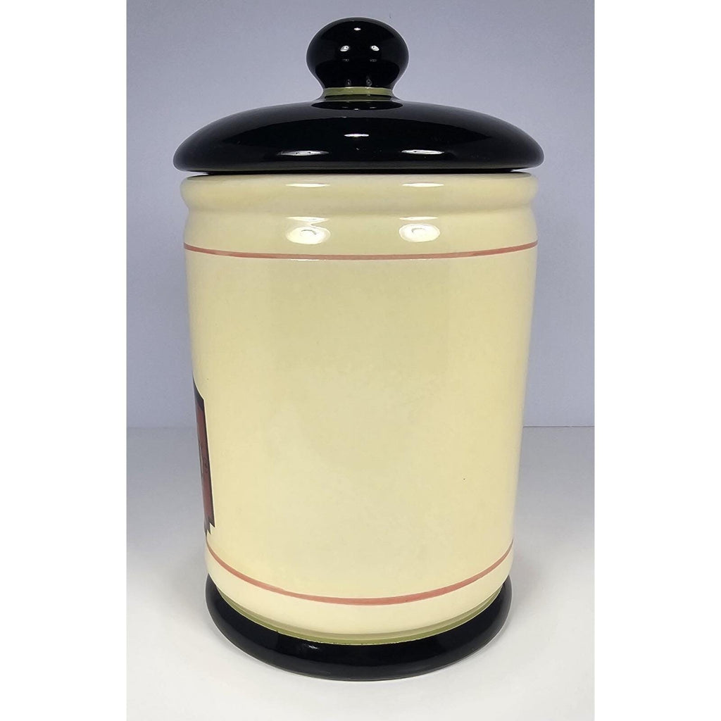 Oggi Chateau du Raisin Noir Canister Lid 6.5x5 Kitchen