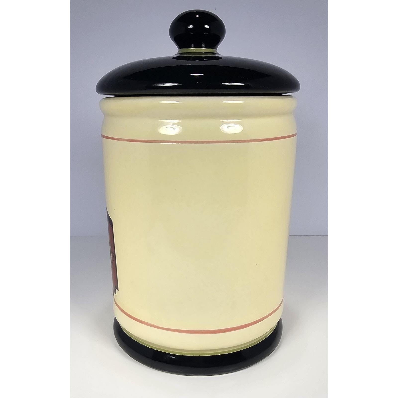 Oggi Chateau du Raisin Noir Canister Lid 6.5x5 Kitchen