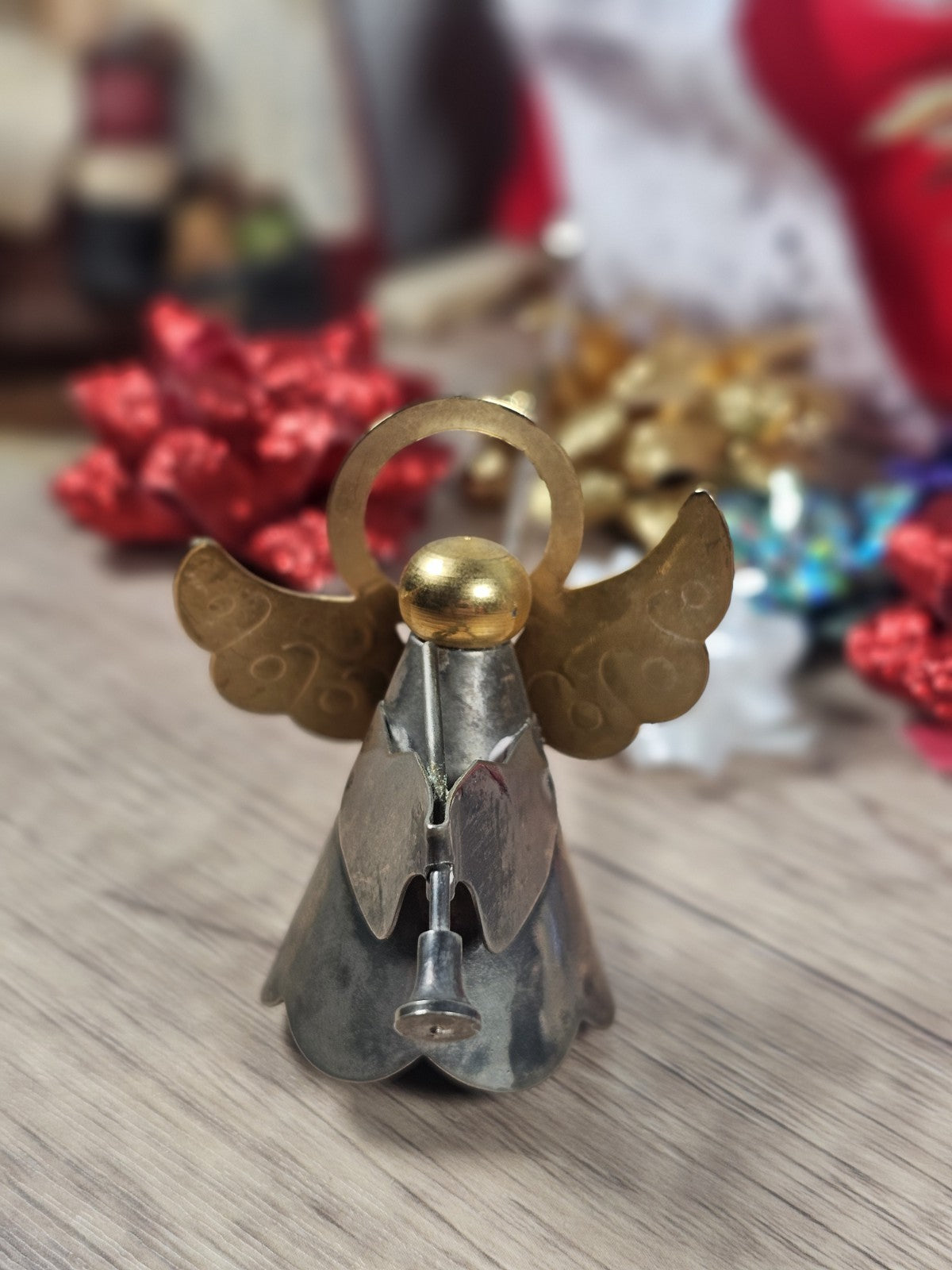 Vintage 1960s Metal Angel Candle Snuffer Home Decor