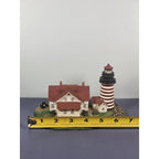 Vintage Danbury Mint West Quoddy Head Lighthouse Figurine