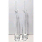 Vintage Badash Crystal Decanter Set of 2 14 3/8″ Handmade Poland