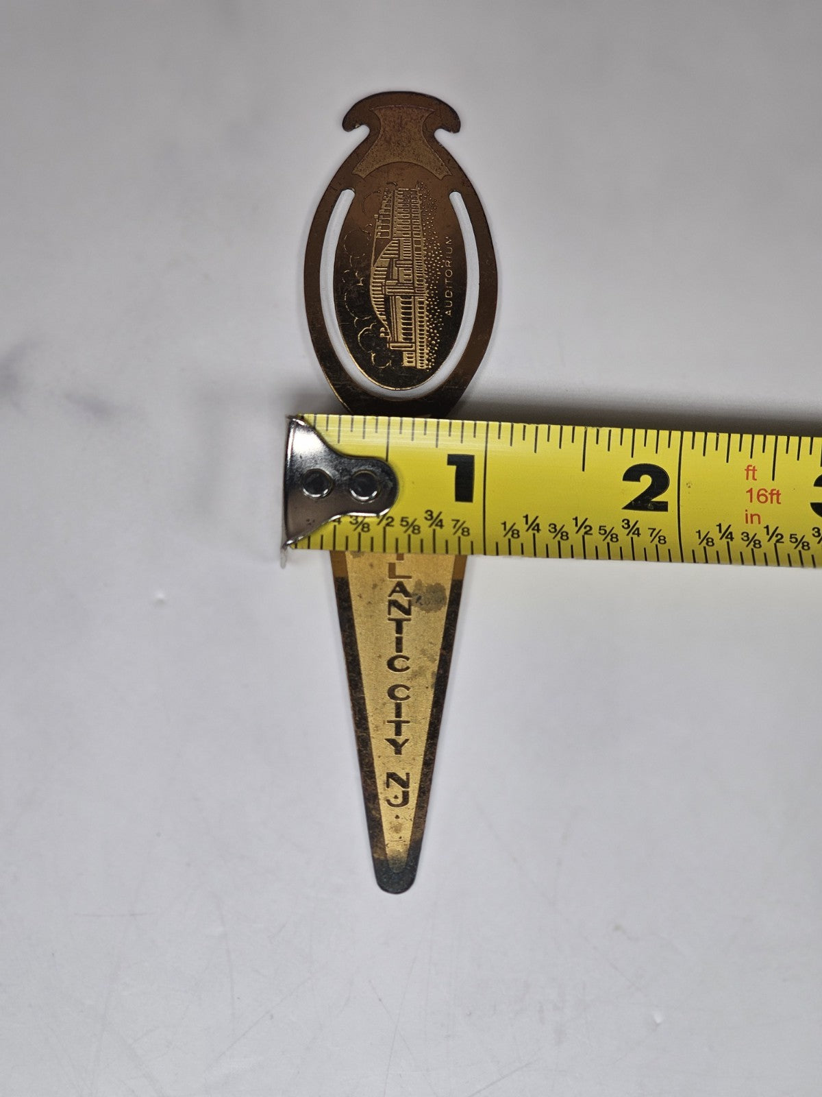 Vintage Atlantic City Souvenir Combination Bookmark & Letter Opener