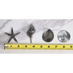 Set of 8 Sea Life Table Decor Sand Dollar Starfish Shell Coastal Decor